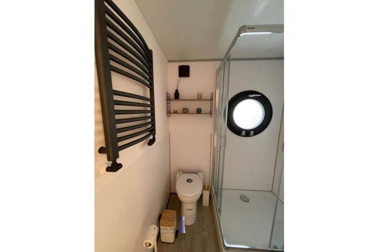 Hausboot Fjord Haven Mit Biosauna In Barth Ngoại thất bức ảnh
