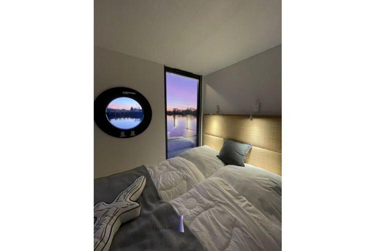 Hausboot Fjord Haven Mit Biosauna In Barth Ngoại thất bức ảnh